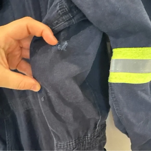 CARHARTT Fr Coveralls Mens Sz 3XL Reg. Workwear Hi Vis Flame Resistant 391-20 - Picture 4 of 13